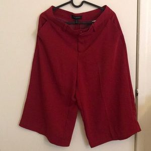 Banana republic factory red wide leg pant